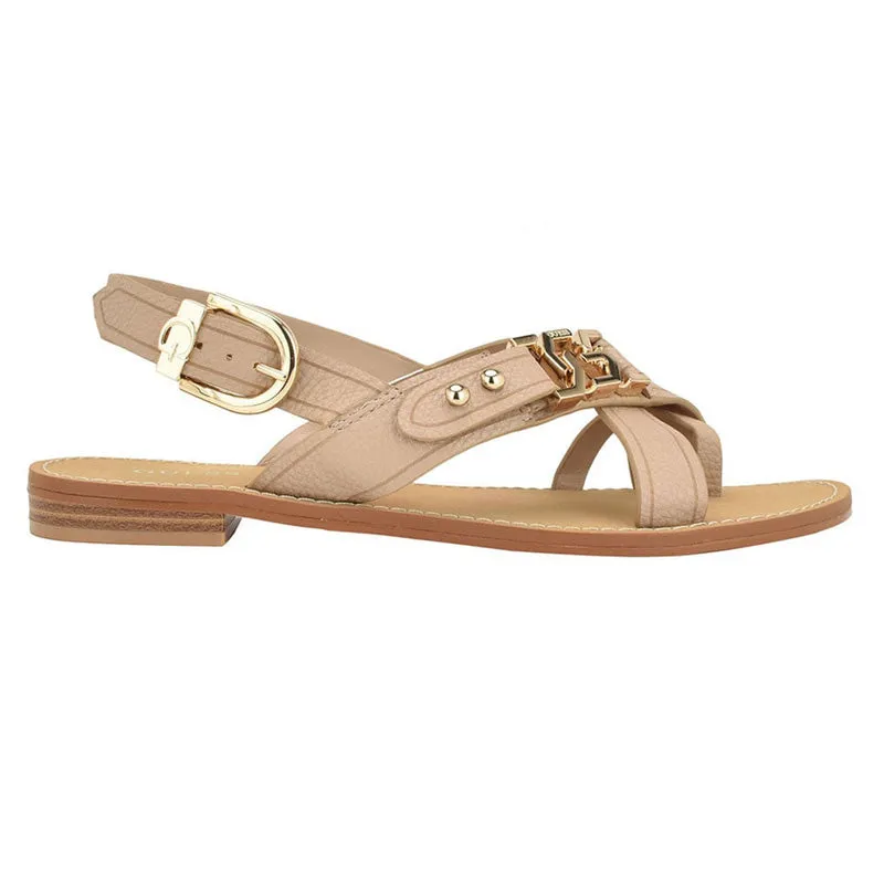 Beige Strappy Sandals