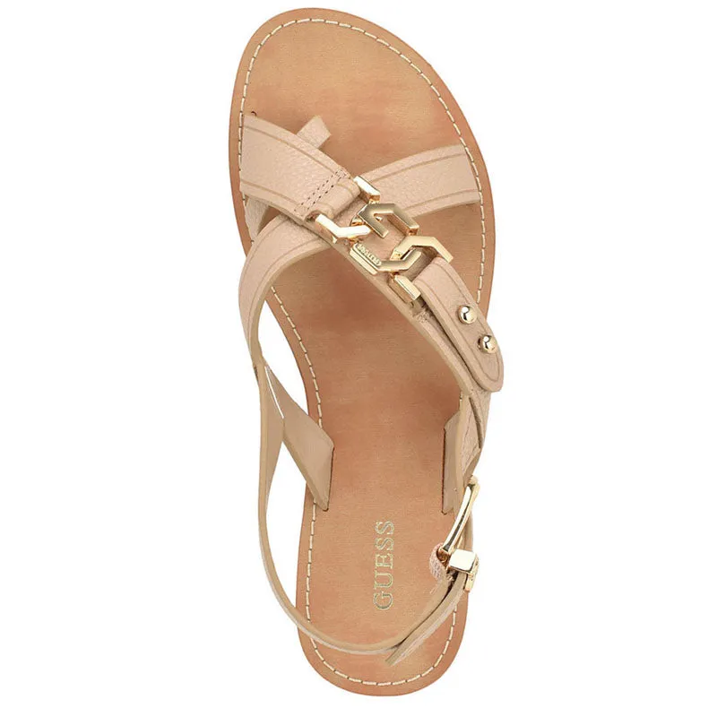 Beige Strappy Sandals