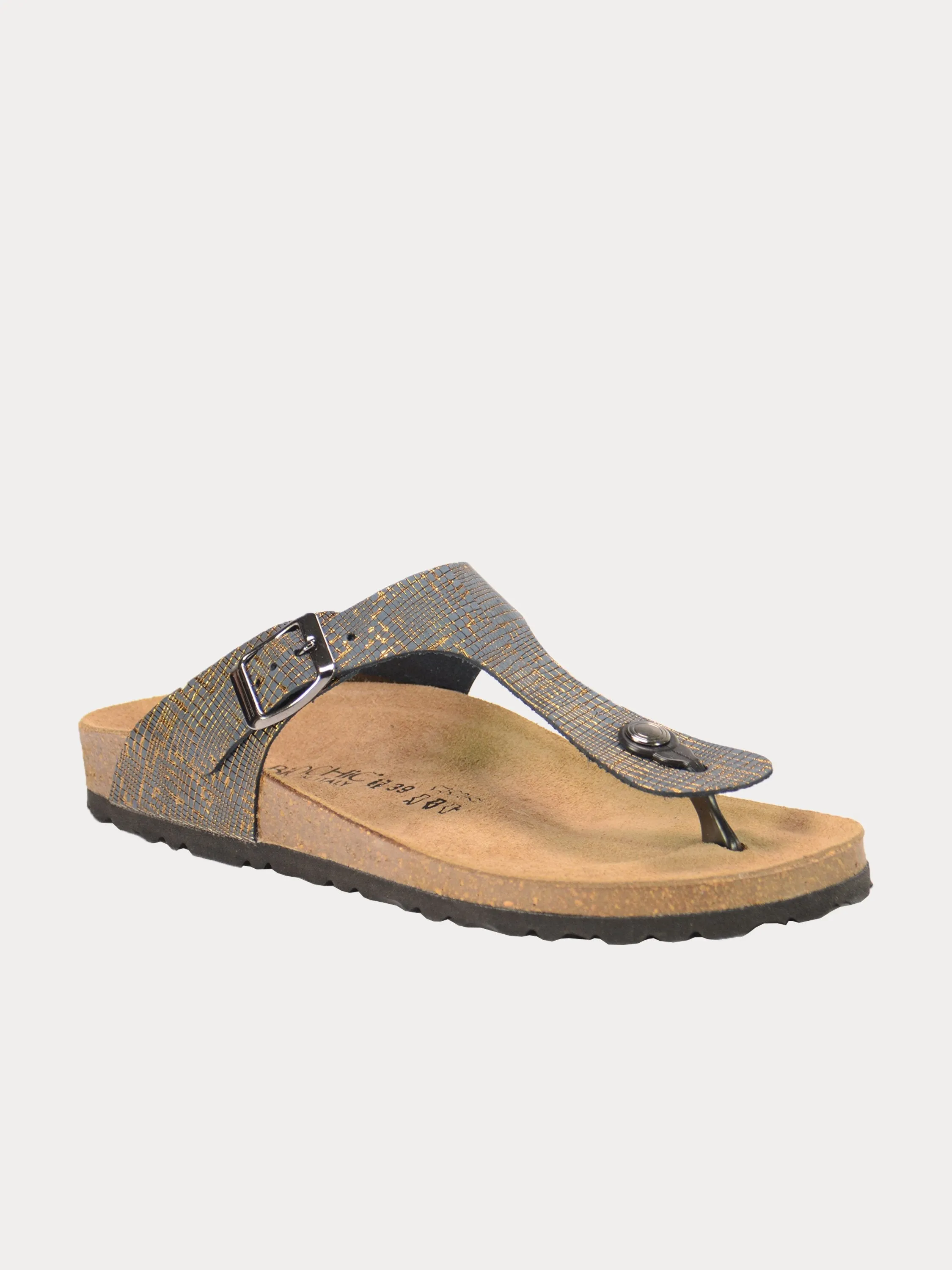 Biochic Women's Flat Suede Sandals