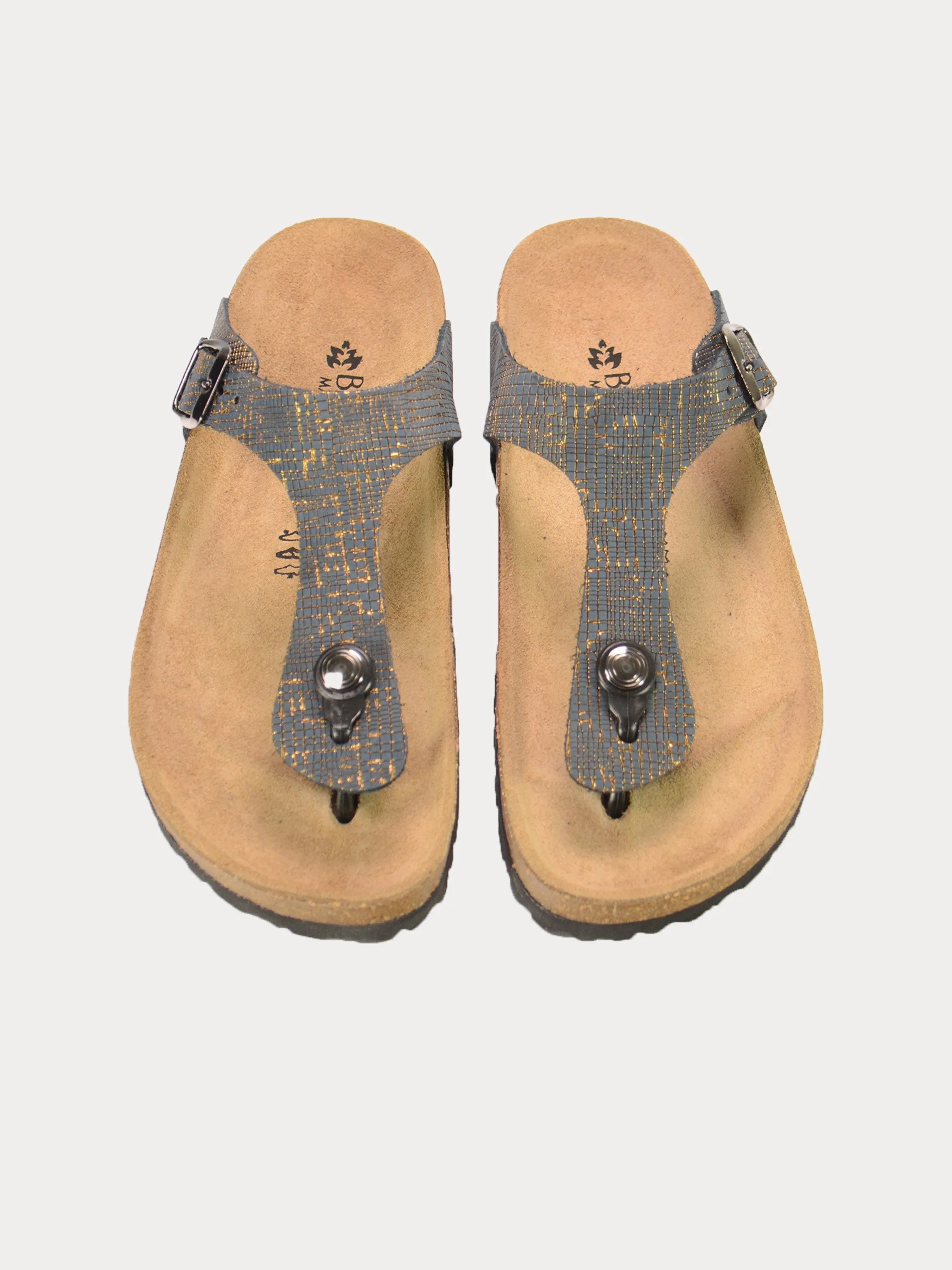 Biochic Women's Flat Suede Sandals