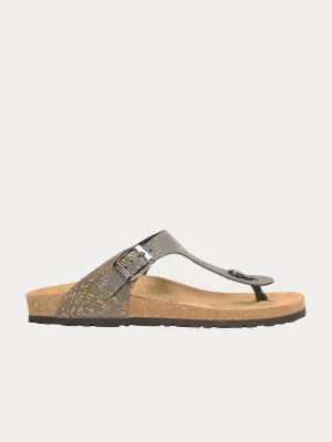 Biochic Women's Flat Suede Sandals