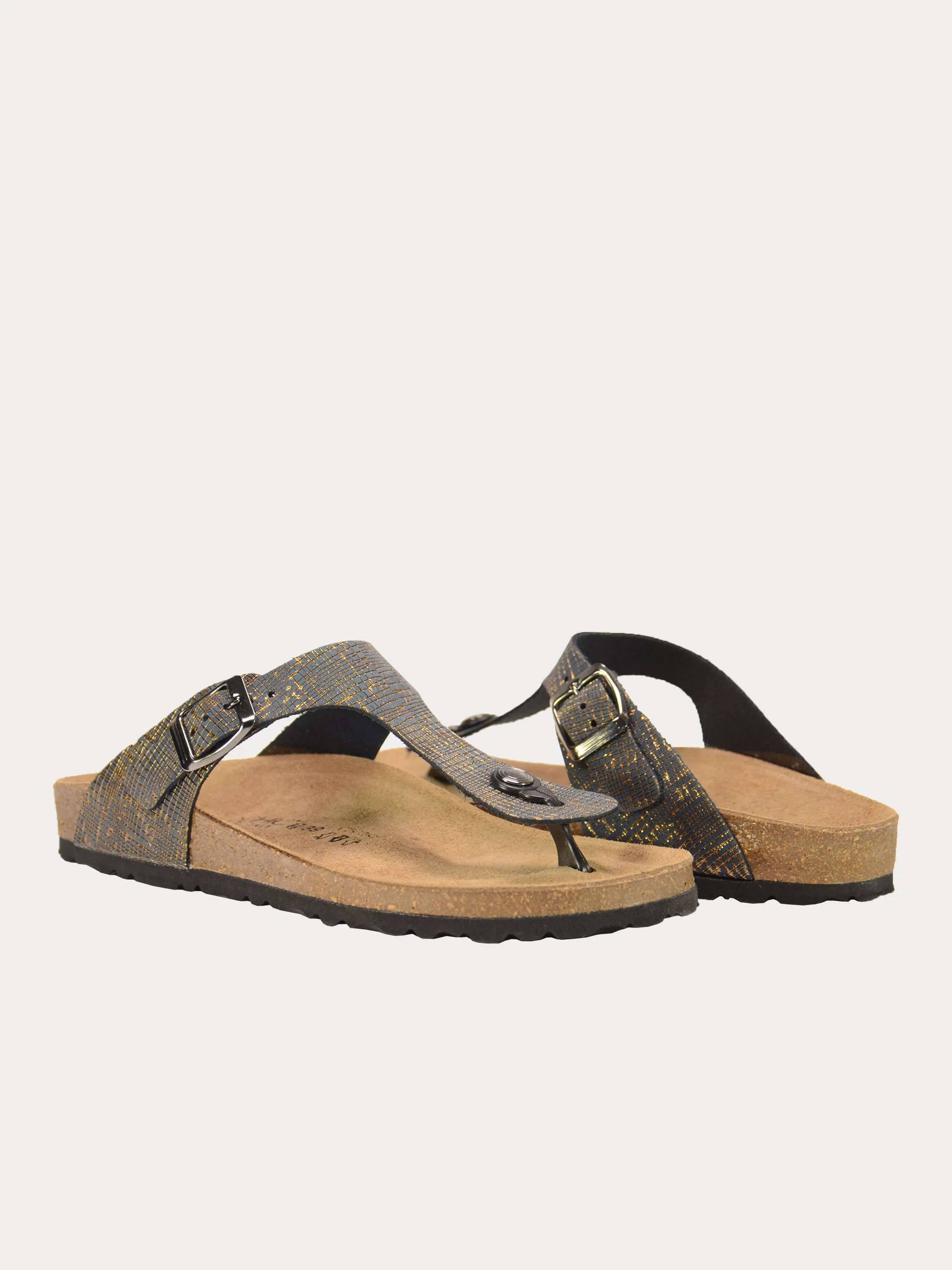 Biochic Women's Flat Suede Sandals