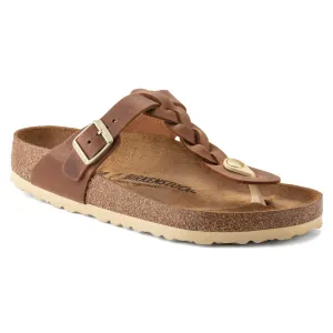 Birkenstock Gizeh Oiled Leather - Cognac