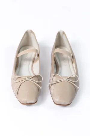 Brayden Beige Ballet Flats SALE