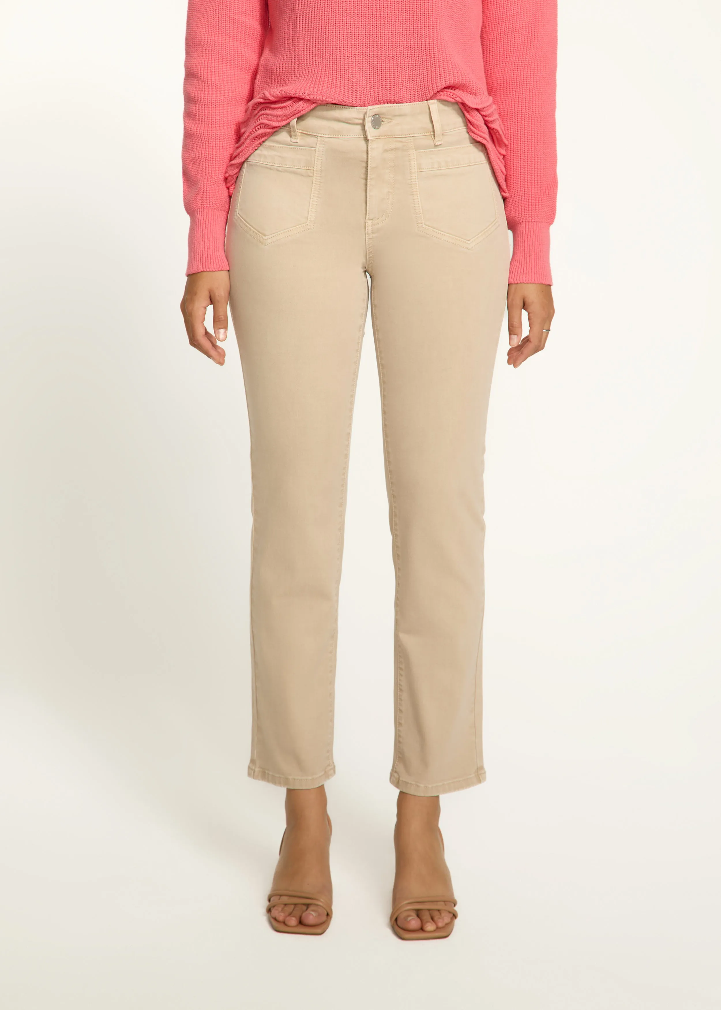 Christina Straight Leg Denim, Sandstone