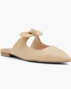 DV by Dolce Vita Christian Cut Out Mule with Bow - Raffia - FINAL SALE