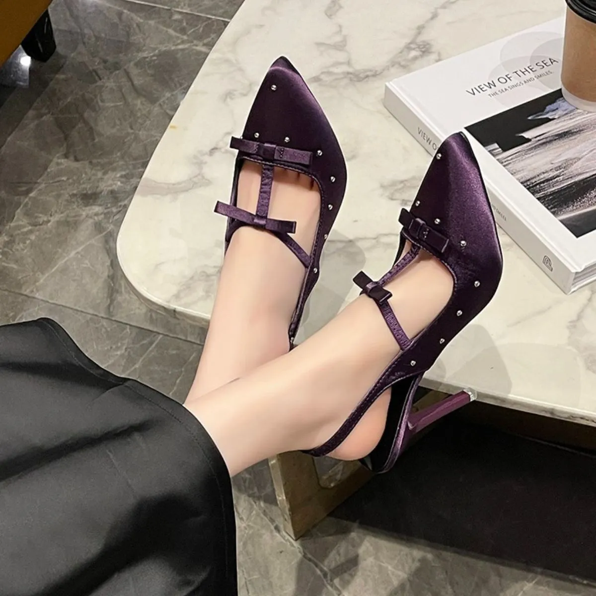 Fancy Point Toe Stiletto Pumps