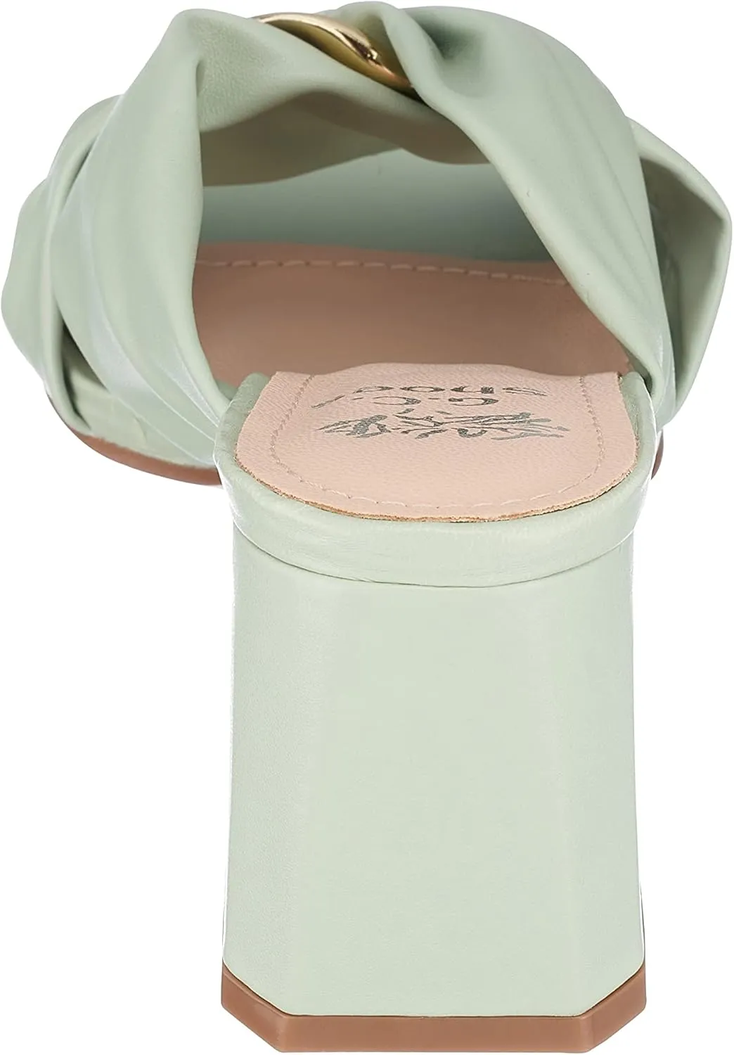 GC Shoes Womens Block Heeled Sandals