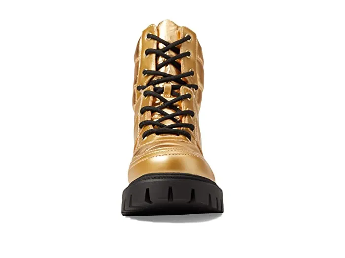 GUESS - Tisley Metallic Ankle Combat & Lace-up Boots