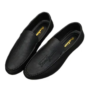 Lazy black spirit guy shoes business fashion soft surface breathable British style loafer beanie shoes platform Internet celebrity