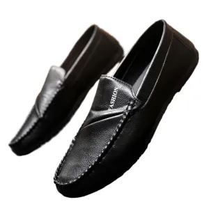 Low-top men's shoes one-pedal loafers 2024 non-slip waterproof thick-soled formal wear Wenzhou lazy summer black foot cover