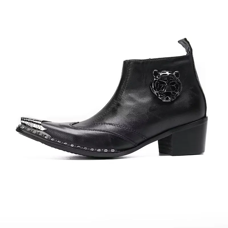 LuxePoint Leather Chic Dress Boots