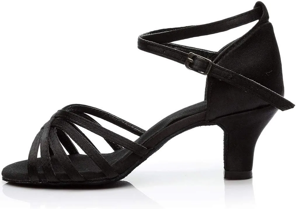 Sandals Dance Shoes Ballroom Latin Women's Color Fashion Prom Women's Slip on Wedge Sandals