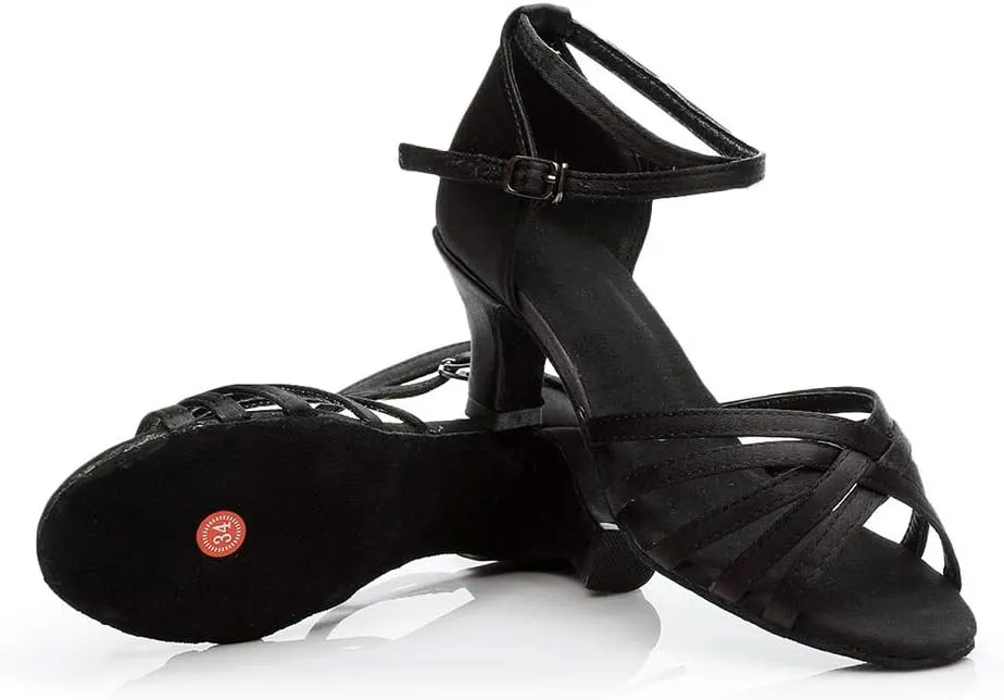 Sandals Dance Shoes Ballroom Latin Women's Color Fashion Prom Women's Slip on Wedge Sandals