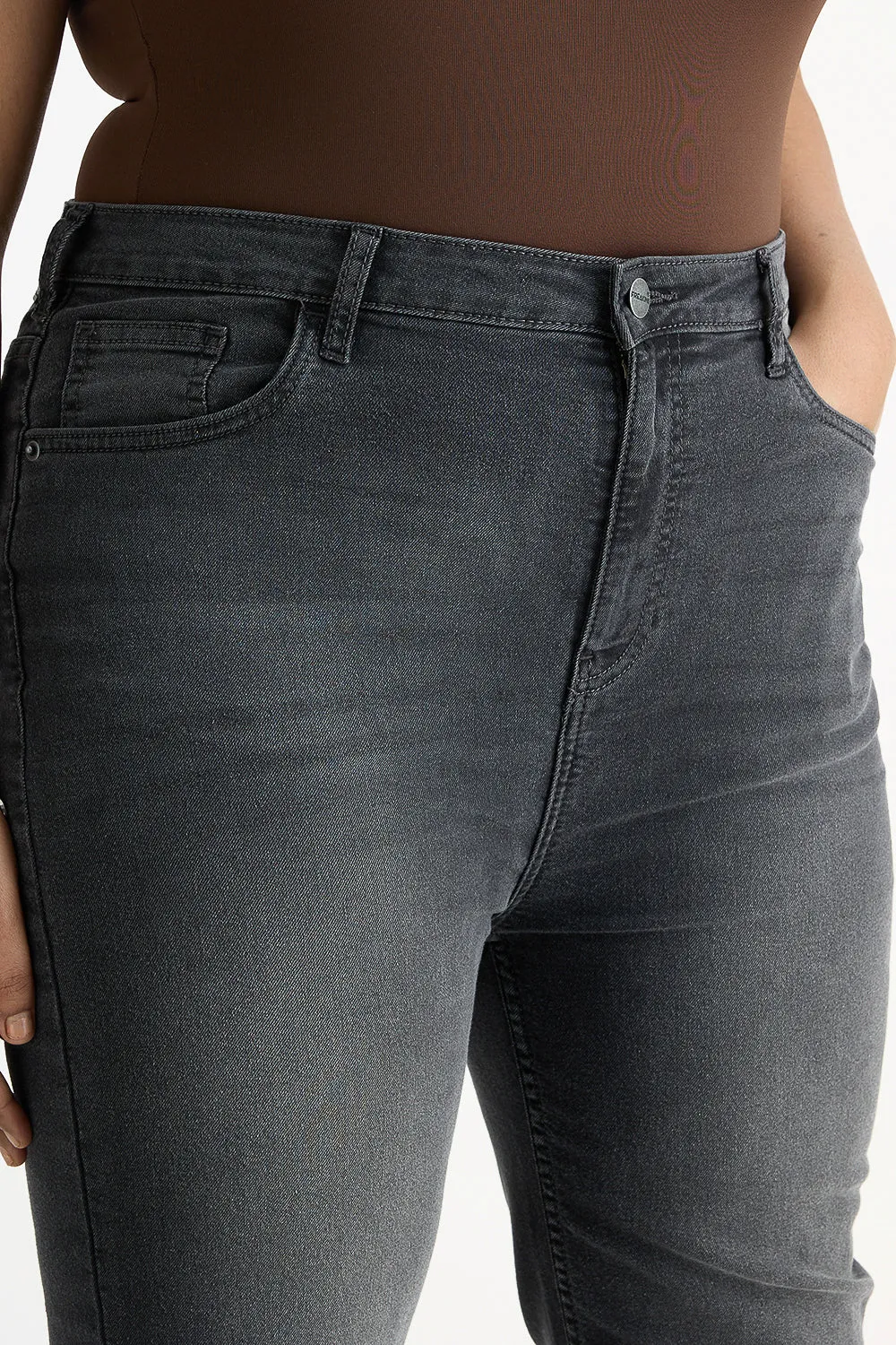 Shadow Curve Charcoal Denim