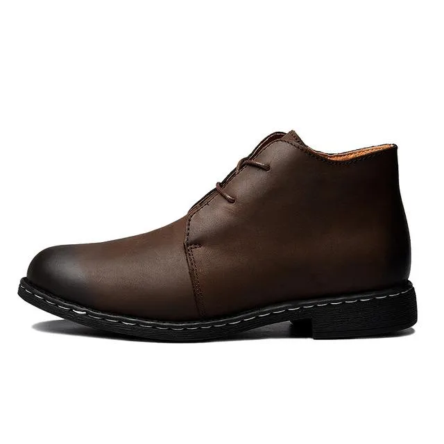 West Louis Genuine Leather Causal Outdoor Boots