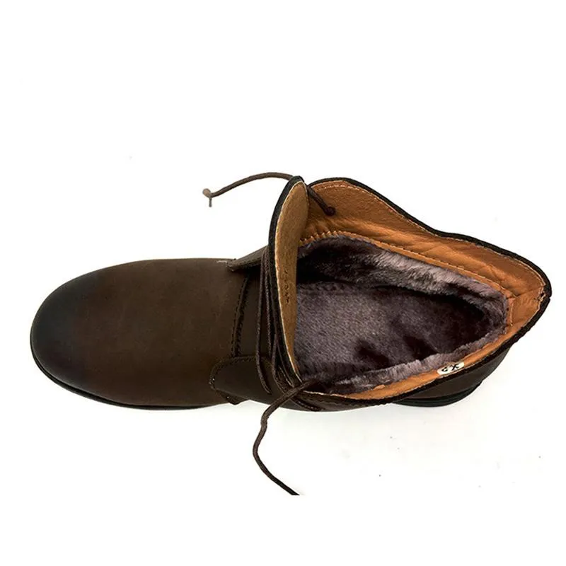 West Louis Genuine Leather Causal Outdoor Boots