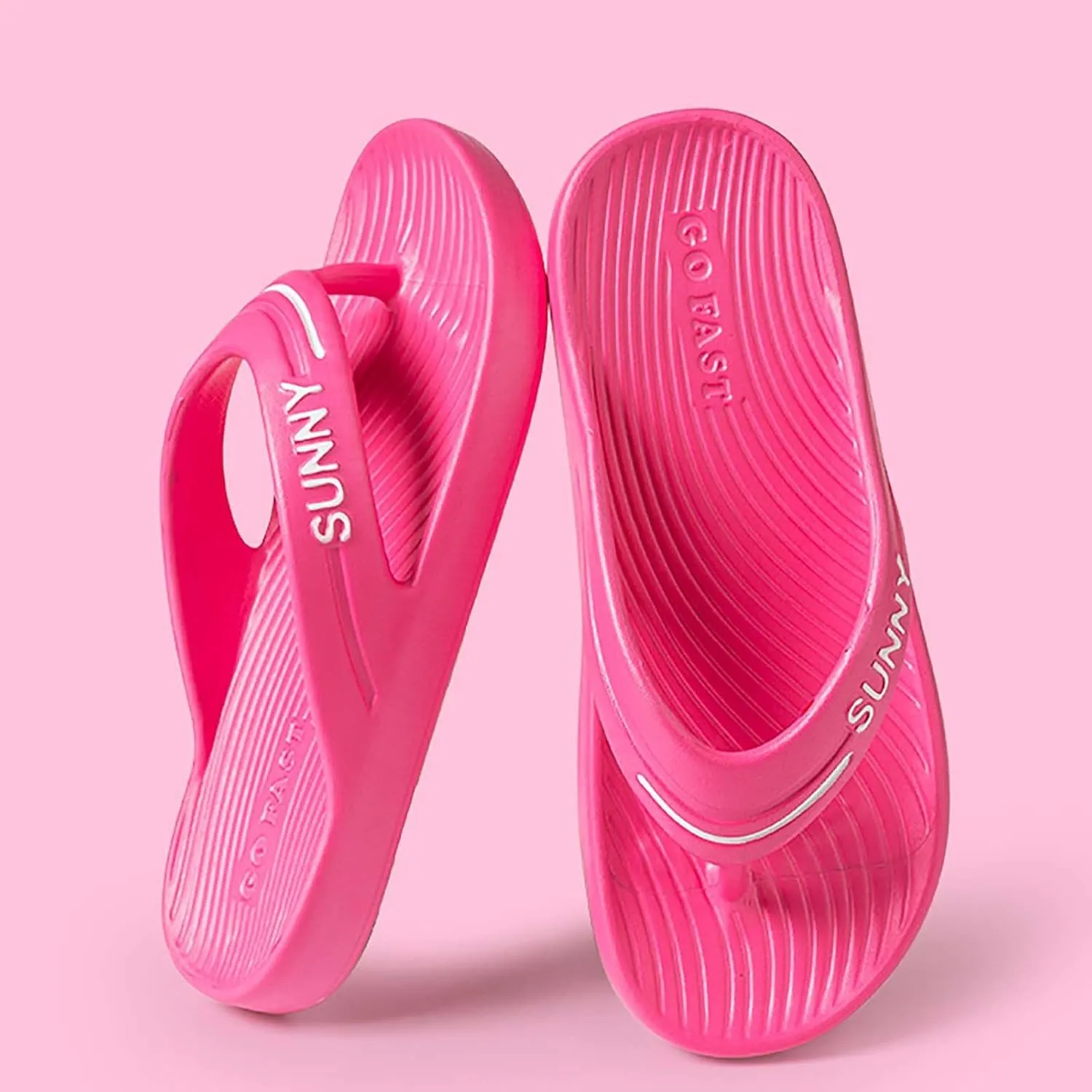 Women's Flip Flops Pillow Slippers For Women And Men Shower Slides Non Slip Quick Drying Bathroom Sandals Flip Flops