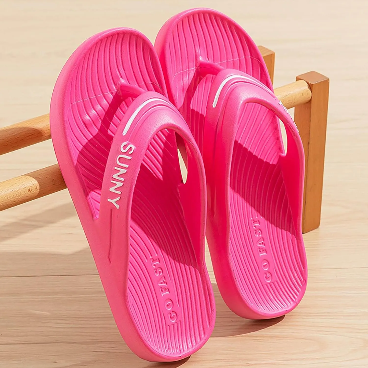 Women's Flip Flops Pillow Slippers For Women And Men Shower Slides Non Slip Quick Drying Bathroom Sandals Flip Flops