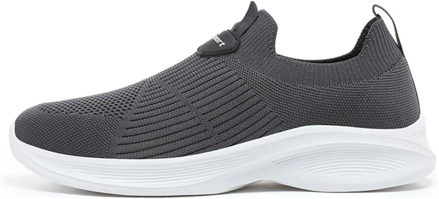 Womens Slip on Sneakers Womens Walking Shoes Non Slip Gym Workout Shoes Casual Breathable Mesh Shoes for Women