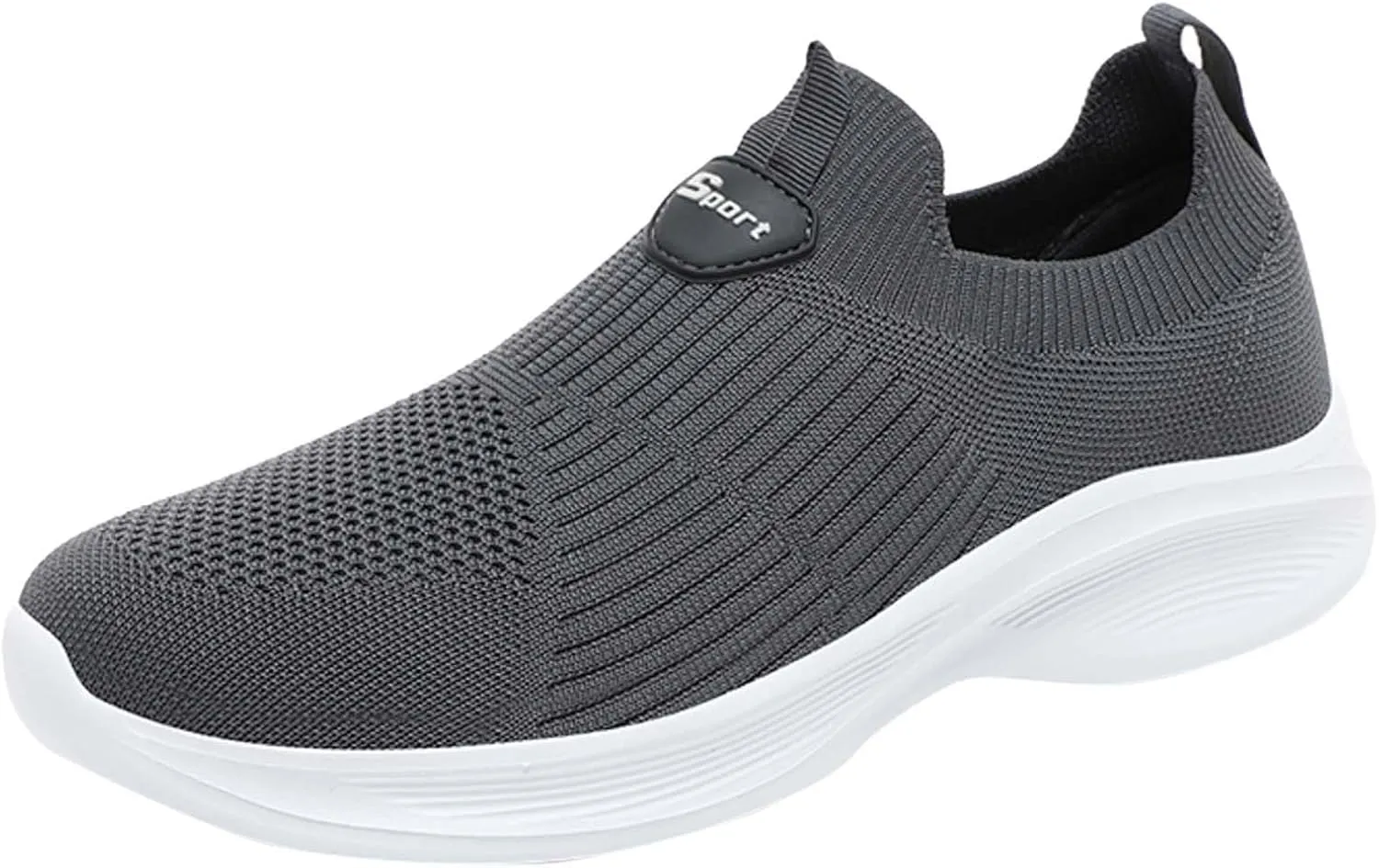 Womens Slip on Sneakers Womens Walking Shoes Non Slip Gym Workout Shoes Casual Breathable Mesh Shoes for Women
